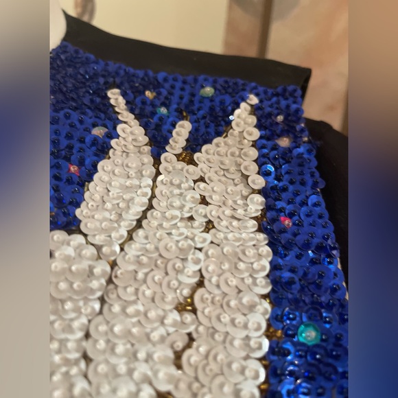 Vintage Sequin Christmas Vest Angels & Doves Holiday Religious BALI GEM Large - Picture 14 of 14